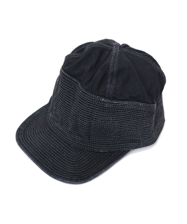 KAPITAL キャピタル 11.5オンス ブラック×ブラックデニム 老人と海CAP